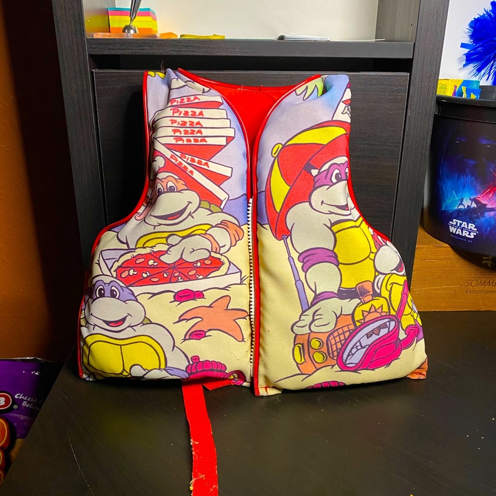 Vintage Teenage Mutant Ninja Turtle Life Jacket